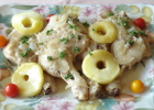 《鶏肉のりんごジュース煮》